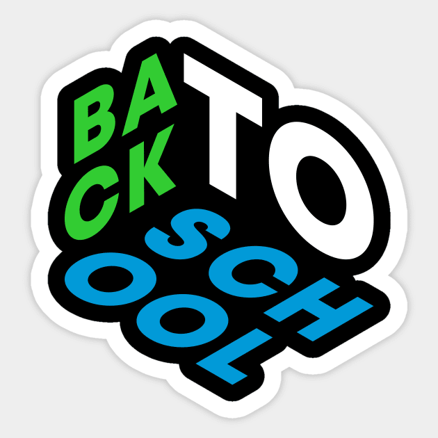 Back to School Sticker by NobleTeeShop